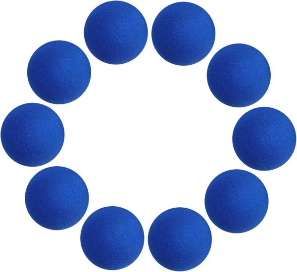 Hohopeti 10 Piezas Bolas de Esponja Redondas Suaves para Accesorios Interactivos para Trucos de Festival y Suministros de Fiesta