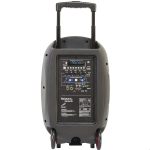 Ibiza - PORT12UHF-MKII-TWS - Portable speaker 12"/700W MAX with 2 microphones (UHF), Remote Control and Protective Case - Bluetooth, USB, SD and TWS - 5 to 7h autonomy - Imagen 2