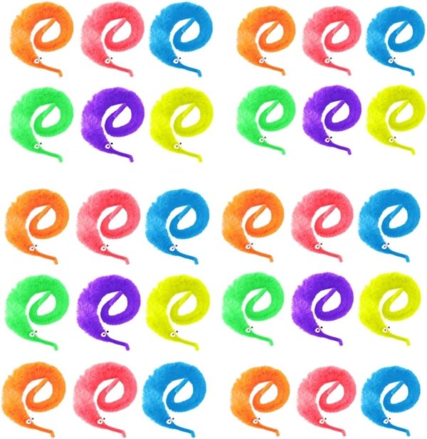JZK 30 x Retractable Wand Magic Feather Wands Toy for Children Cat Games Interactive Toy