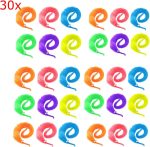 JZK 30 x Retractable Wand Magic Feather Wands Toy for Children Cat Games Interactive Toy - Imagen 2