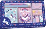 Janod Stationery Set - Stickers, 1 Notebook 24 Pages, 3 Pads of Sticky Notes, 1 Pencil, Masking Tape, 1 Ballpoint Pen, 1 Eraser-Creative Leisure - From 6 Years-J08940 (JURATOYS J08940)