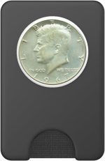 John F Kennedy 40 por ciento de plata moneda de medio dólar PopSockets PopWallet para MagSafe - Imagen 2