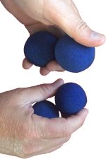 Juego de 50 bolas suaves de esponja azul de 3,5 cm para primeros planos, magia callejera clásica, comedia, truco (azul, 3,5 cm) - Imagen 2