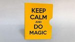 Keep Calm and Do Magic Card Guard (Yellow) from Magic Bazaar