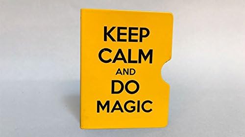 Keep Calm and Do Magic Card Guard (Yellow) from Magic Bazaar