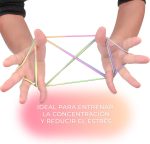 Kleintober Premium Twine Set I Elastic Strings as Finger Skill Toys I Rainbow Cord for Birthday Parties and Travel I Game of Yarn as Gift for Boys and Girls - Imagen 2