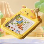 Knowlife Tablero Magnético de Puntos - Tablero De Arte Magnético con Bolígrafo para Viajar,Juguete De Viaje Educativo Preescolar para Niños Y Niñas De 2 A 5 Años | Niños Niñas Pequeños - Imagen 2