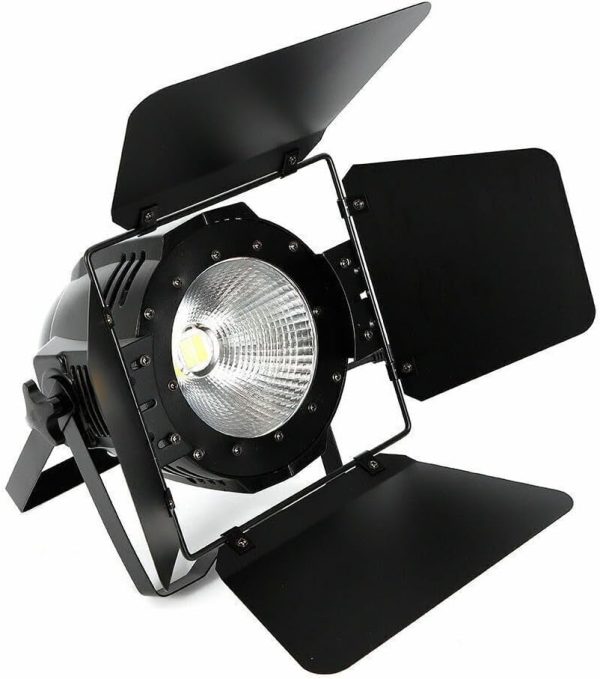 LED Stage Lighting 200W 2 in 1 COB DMX PAR Spotlight Theater Light Studio Lamp Torque Effect DMX-512 Master/Slave Sound Car