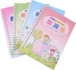 LEYTON Magic Calligraphy Stickers Notebooks Erasable Writing Tools Reusable 3-5 Years Simple Writing One Hand
