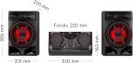 LG CK43N – XBOOM Micro System Sound, 300 W, Bluetooth, USB, Aux Input, TV Sync, Party Control, Equalizer, MP3 Player, Powerful Audio for Home and Parties, Black - Imagen 2