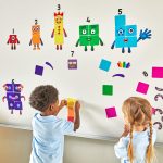 Learning Resources Numberblocks Reusable Clings, Classroom Essentials for Teachers, Recreate the Numberblocks One to Ten on Classroom Whiteboards, Easy to DIY - Imagen 2