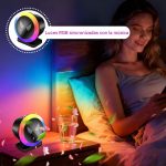 Luces LED Reactivas Al Sonido,Iluminación LED Activada Por Sonido Para Ambiente Musical | Lámpara De Coche Recargable Color Completo - Para Sala De Juegos, DJ, Estéreo, Fiesta, Camping, Cine En Casa, - Imagen 2