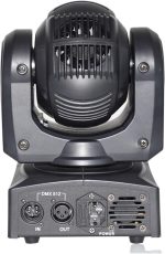 Luces de DJ, 60W Led RGBW 4 en 1 haz de luz con cabezal móvil Lira movimiento haz escenario DJ focos iluminación de Control - Imagen 2
