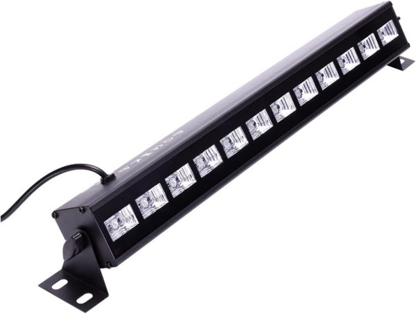 Luces de Fiesta, 3 6W UV Etapa negra luz LED Barra de control remoto Efecto de iluminación de escenario discoteca DJ Luces del club de vacaciones de fiesta interior de la fiesta de Navidad