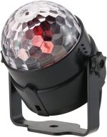 Luces de Fiesta, 3W RGB LED Bola de mágica de cristal DJ Disco bola lumiere sonido activado escenario iluminación efecto música fiesta fiesta fiesta