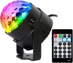 Luces de Fiesta, 4W 15 colores CRISTAL CRISTAL CRYSTAL BALL RGB LED Partido de efectos de iluminación de escenario DJ Lámpara Disco con control remoto.