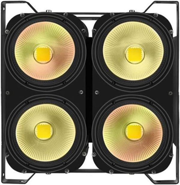 Luces de Fiesta, 4eyes 40 0W LED COB Efecto de iluminación de escenario de audiencia profesional de Blinder dj Luces de cumpleaños de la fiesta del club de la barra de discoteca(Warm White and White)