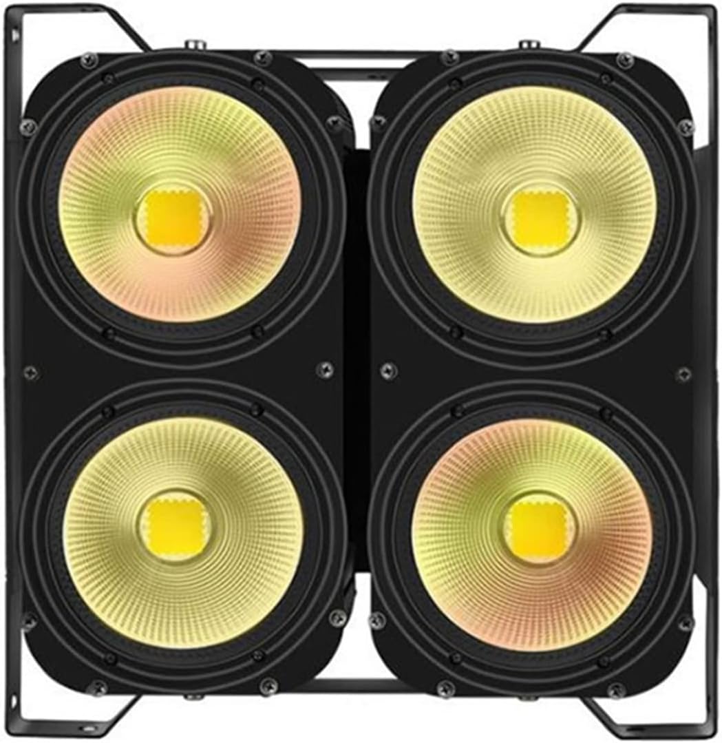 Luces de Fiesta, 4eyes 40 0W LED COB Efecto de Luces de Fiesta, 4eyes 40 0W LED COB Efecto de iluminación de escenario de audiencia profesional de Blinder dj Luces de cumpleaños de la fiesta del club de la barra de discoteca(Warm White and White)