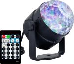 Luces de Fiesta, 6W 15 colores LED Efecto de iluminación de proyección de escenario de onda de agua DJ Lámpara de bola mágica de cristal de la fiesta de discoteca con control remoto