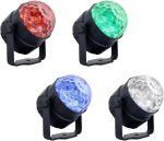 Luces de Fiesta, 6W 15 colores LED Efecto de iluminación de proyección de escenario de onda de agua DJ Lámpara de bola mágica de cristal de la fiesta de discoteca con control remoto - Imagen 2