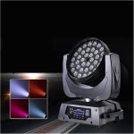 Luces de Fiesta, Equipo de iluminación de escenario Control de voz Barra transparente Tinta Luz 3 6x10w 4 En 1 RGBW LED Centrando la luz de la cabeza en movimiento - Imagen 2