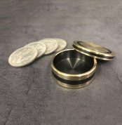 M-BOX (Organ Size) Magic Tricks Appearing Disappear Magic Wizard Close-up Illusions Tricks Accessories Mentalism Box Okito Enhanced (Box and Coins)