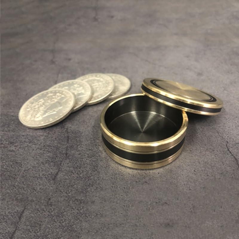 M-BOX (Organ Size) Magic Tricks Appearing Disappear Magic Wizard Close-up M-BOX (Organ Size) Magic Tricks Appearing Disappear Magic Wizard Close-up Illusions Tricks Accessories Mentalism Box Okito Enhanced (Box and Coins)