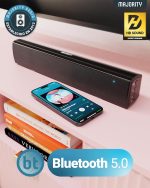 MAJORITY Bowfell Sound Bar TV | Bluetooth Sound Bars PC | 50W 2.0 Stereo TV Speakers | 39 cm Soundbar | Optical Wireless Sound Bar Speaker, USB, AUX | Remote Control Included (Black) - Imagen 2