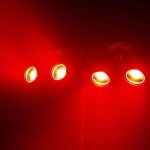 MAX PARTYBAR11 | Disco Lights 4 x COB Spotlight Par 20W, Party Light LED Lighting Auto Mode or DMX Mode, Remote Control and Tripod Included, Pre-programmed Shows, LED DJ Light, Party Lights - Imagen 2