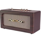 Madison - FREESOUND-VINTAGE-WD - Vintage battery speaker with USB, Bluetooth and AUX-IN - 2 x 10W - Wood finish