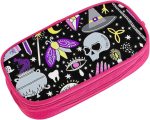Magia Bruja Brujería Bohemia Dibujo Impresión Estuche Almacenamiento Cosméticos Herramientas de Arte Suministros Estudiantes Profesores Uso Versátil, Pink, Talla única, Juego de mochila escolar - Imagen 2
