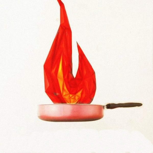 Magic Accessories Cooking on Fire / Cook On Fire ---- Magic Trick, Party Trick, Magic Trick, Magic Kits
