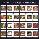Magic Box for Kids, Magic Tricks with Instructions and Many Other Utensils, 24 in 1 Magic Case for Learning Magic Tricks and Illusions, Gift for Kids 6 7 8 9 10 Years Old - Imagen 2