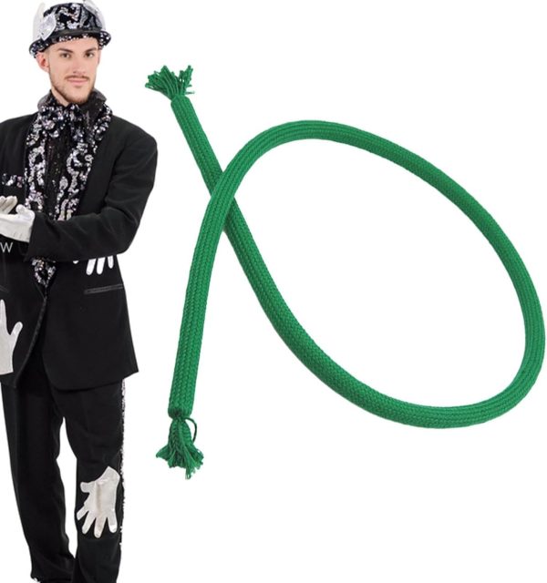 Magic Gimmicks Metallic Look Rope - Soft & Hard Trick | Show Tricky Tricks with Multifunctional Magic Toy for Kids Parties, Beginners or Professionals