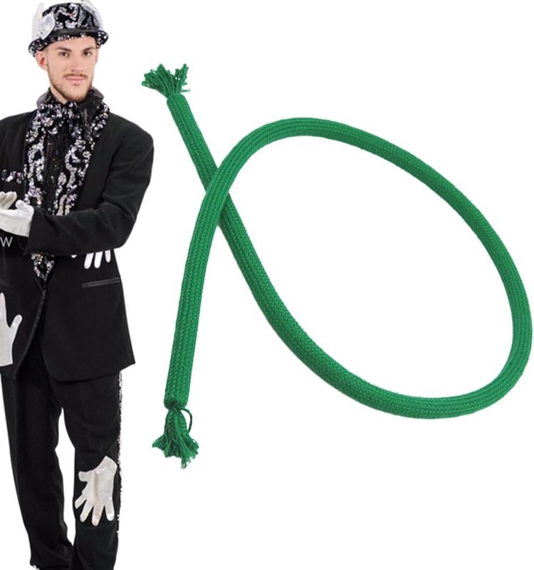 Magic Gimmicks Metallic Look Rope - Soft & Hard Trick | Show Tricky Tricks with Multifunctional Magic Toy for Kids Parties, Beginners or Professionals