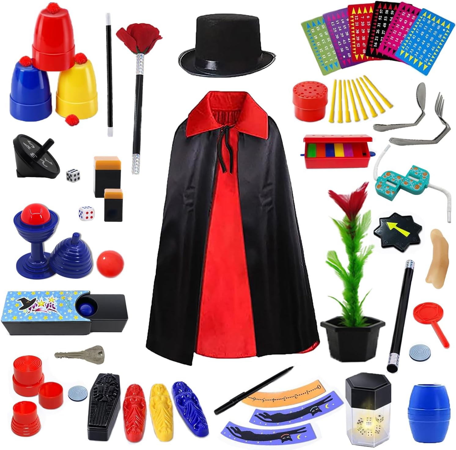 Magic Kit for Kids, Magic Tricks Set with Instructions, Gift Magic Kit for Kids, Magic Tricks Set with Instructions, Gift for Boys and Girls Magic
