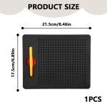 Magnetic Doodle Board, WJWINER Magnetic Drawing Pad for Kids, Magnetic Drawing Board, Magnetic Drawing Board with Steel Ball, Creative Drawing Board, for 3 Year Old Kids - Imagen 2