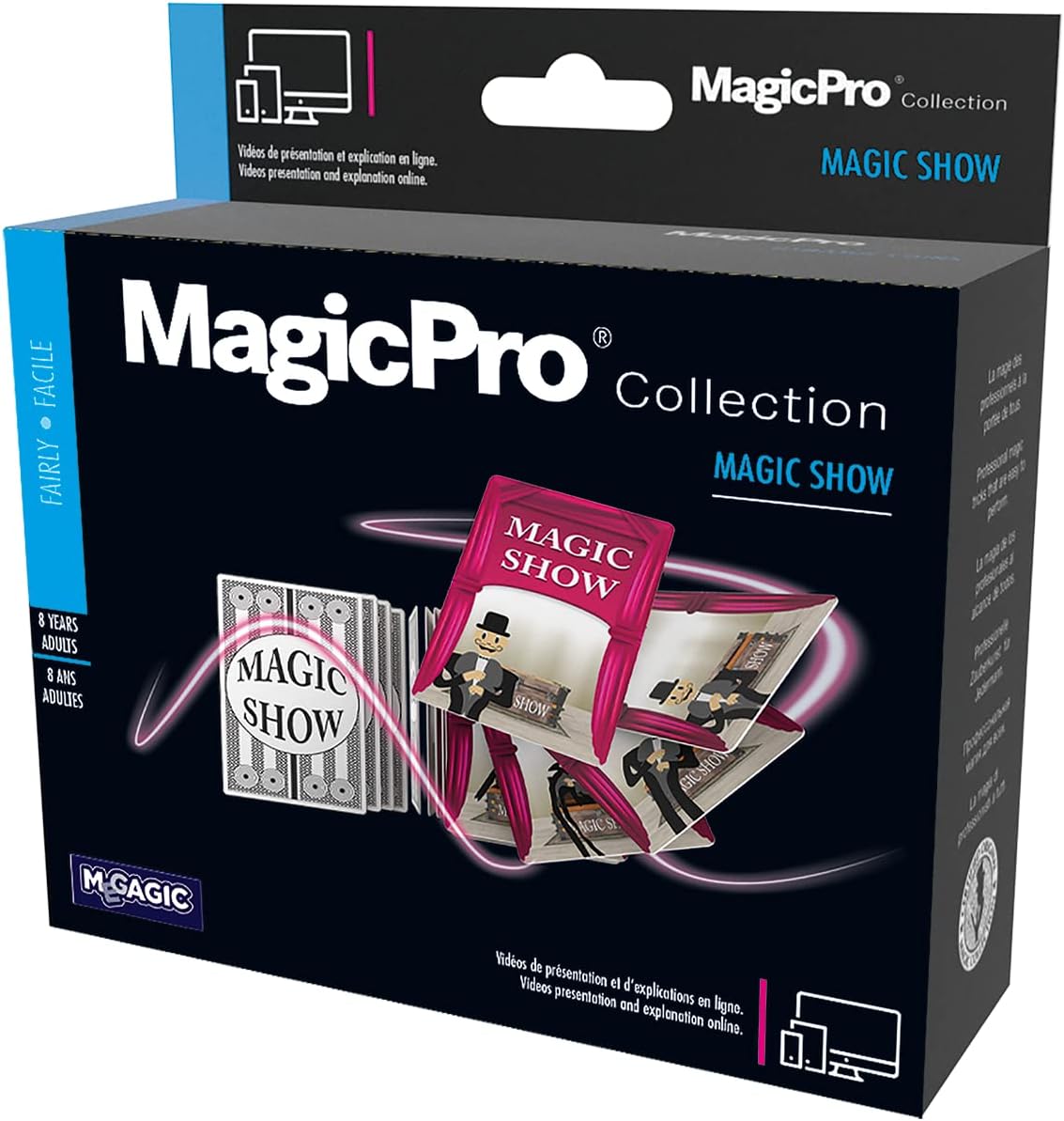 Megagic - Magic Show Magicpro Collection 519, Black Megagic - Magic Show Magicpro Collection 519, Black