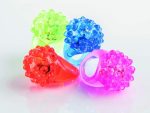 Megagic- PRESENTOIRE 24 BAGUES LUMINEUSES Anillos, Color multicolores (L06D) , color/modelo surtido