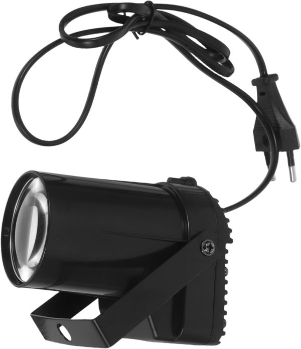 Mikinona Luz LED de Escenario Estroboscópica Foco Compacto y Portátil para Bares y Clubes Iluminación Potente para Bodas Fiestas Navideñas