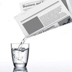 MilesMagic Liquid that appears and disappears from the magician of the newspaper magic trick