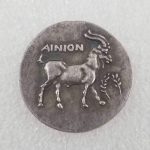 Moneda Conmemorativa Griega Antigua Dólar de Plata Regalo Antiguo Oficina Decoración del hogar - Imagen 2