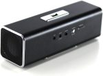 MusicMan MA Soundstation Portable Speaker - Stereo Sound - FM Radio, MP3 Player, USB, AUX/Line-In, MicroSD Card Support - 6 Hours - Ideal for Travel (Black) - Imagen 2