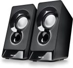 NGS SB210 – Stereo Speaker 12W for PC, USB Power, 3.5 mm Jack Input, Clear and Surround Sound, Volume Control, Compact Design, Plug & Play, Compatible with Computers and Laptops - Imagen 2