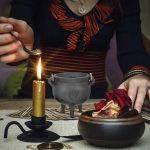 Olla de Bruja de Halloween,Olla de Bruja de Halloween con Tapa y asa - Cubo de caldero de para Suministros de Fiesta de Truco o Trato, Decoraciones de o Quema de Incienso - Imagen 2