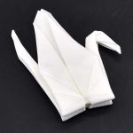 Origamagic Magic Tricks Crane Scarves for Paper Crane, Close-up Magic, Street Illusions, Fun Tricks, Trick (White) - Imagen 2