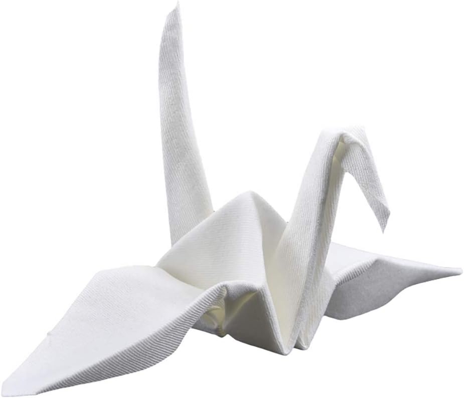 Origamagic Magic Tricks Crane Scarves for Paper Crane, Close-up Magic, Origamagic Magic Tricks Crane Scarves for Paper Crane, Close-up Magic, Street Illusions, Fun Tricks, Trick (White)