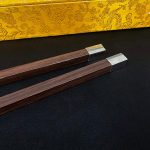 Palitos chinos (grano de madera), trucos de magia, varita mágica clásica, mago, primer plano, ilusiones, accesorios de utilería (rosa) - Imagen 2