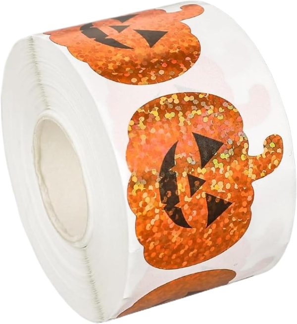 Pegatinas Halloween Para Niños,Pegatinas Calabaza Truco O Trato | 500 Unidades Manualidades Decoración Actividades Fiestas Infantiles Juegos Aula Taller Otoño