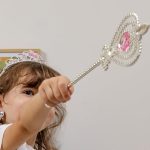 Princess Accessories Set for Girls, Girl Costume Kit with Crown Wand, Pumps, Earrings Ring Heart, Role Play Kids 3 4 5 6 7 Years - Imagen 2